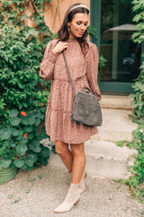 Bridget Backpack in Charcoal - Liarian Unlimited Boutique