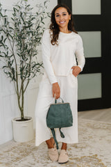 Mochila Bridget en color pavo real