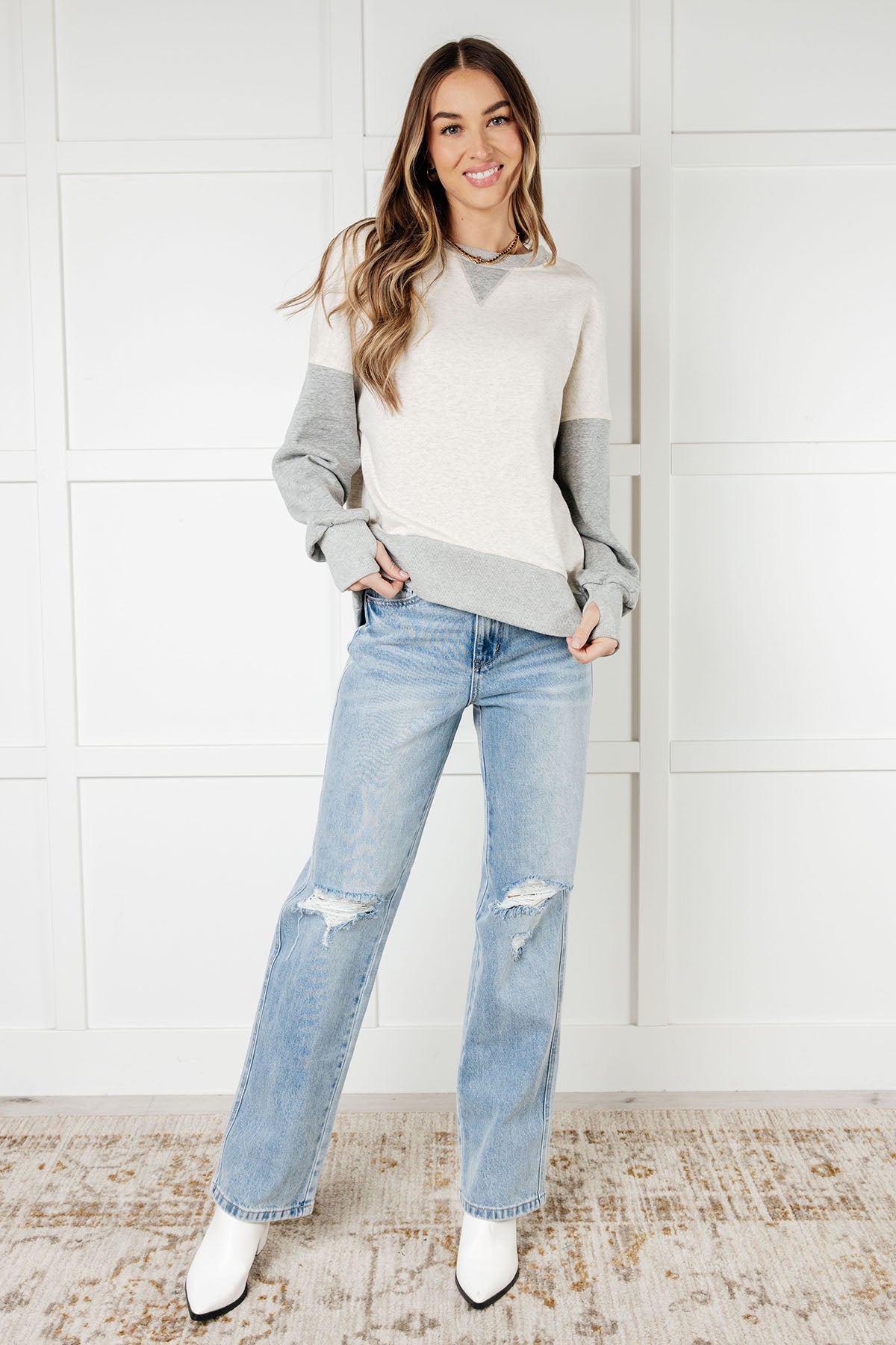 Suéter con bloques de color Bring it Together