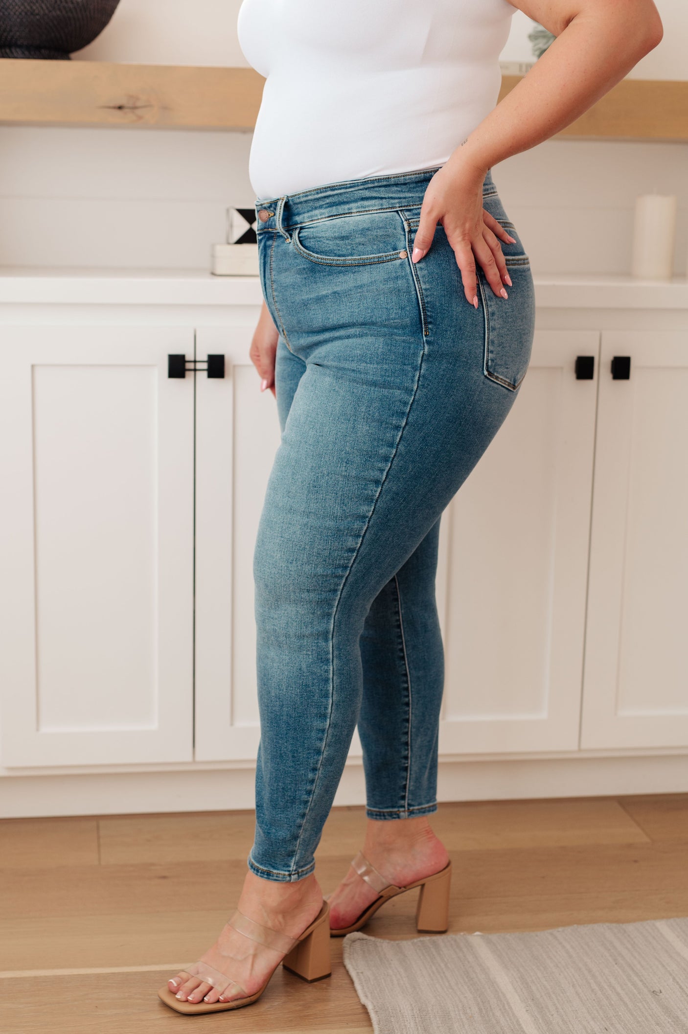 Bryant High Rise Thermal Skinny Jean - Liarian Unlimited Boutique
