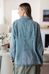 Business Brunch Denim Blazer - Liarian Unlimited Boutique