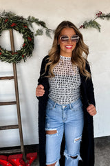 RESERVA: Cárdigan de punto con palomitas de maíz