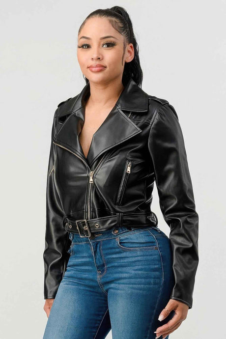 Pu Leather Jacket