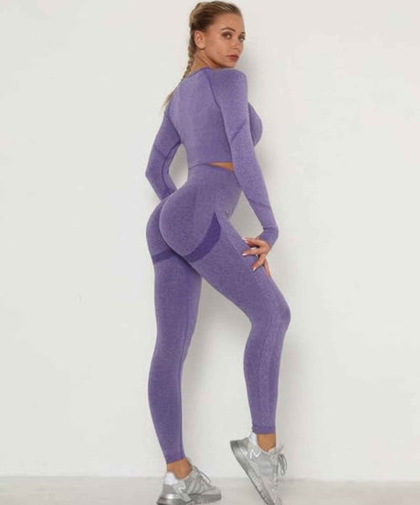 Seamless Top Leggings Set