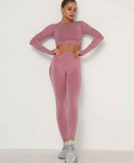 Seamless Top Leggings Set