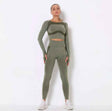 Seamless Long Sleeve Yoga Set
