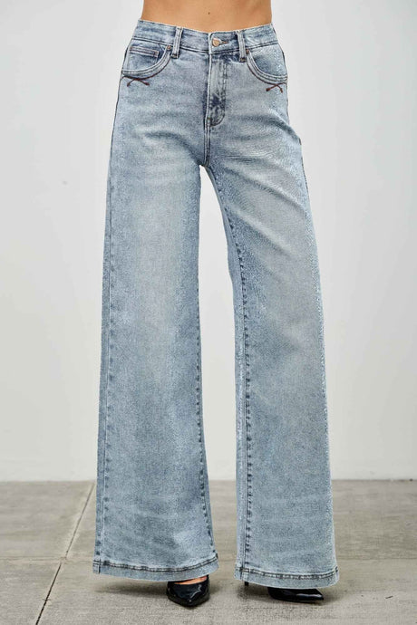 High Rise Wide Leg