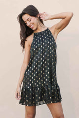 Sacred Tree Ruffle Bottom Dress
