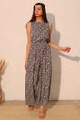Night Meadow Sleeveless Bubble Jumpsuit