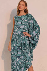 Chasing Petals One Sleeve Dress