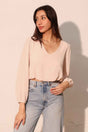 Textured Solid Long Sleeve Crop Top