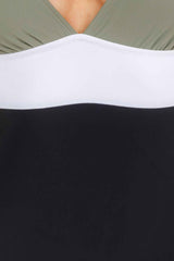 Modern Colorblock One Piece