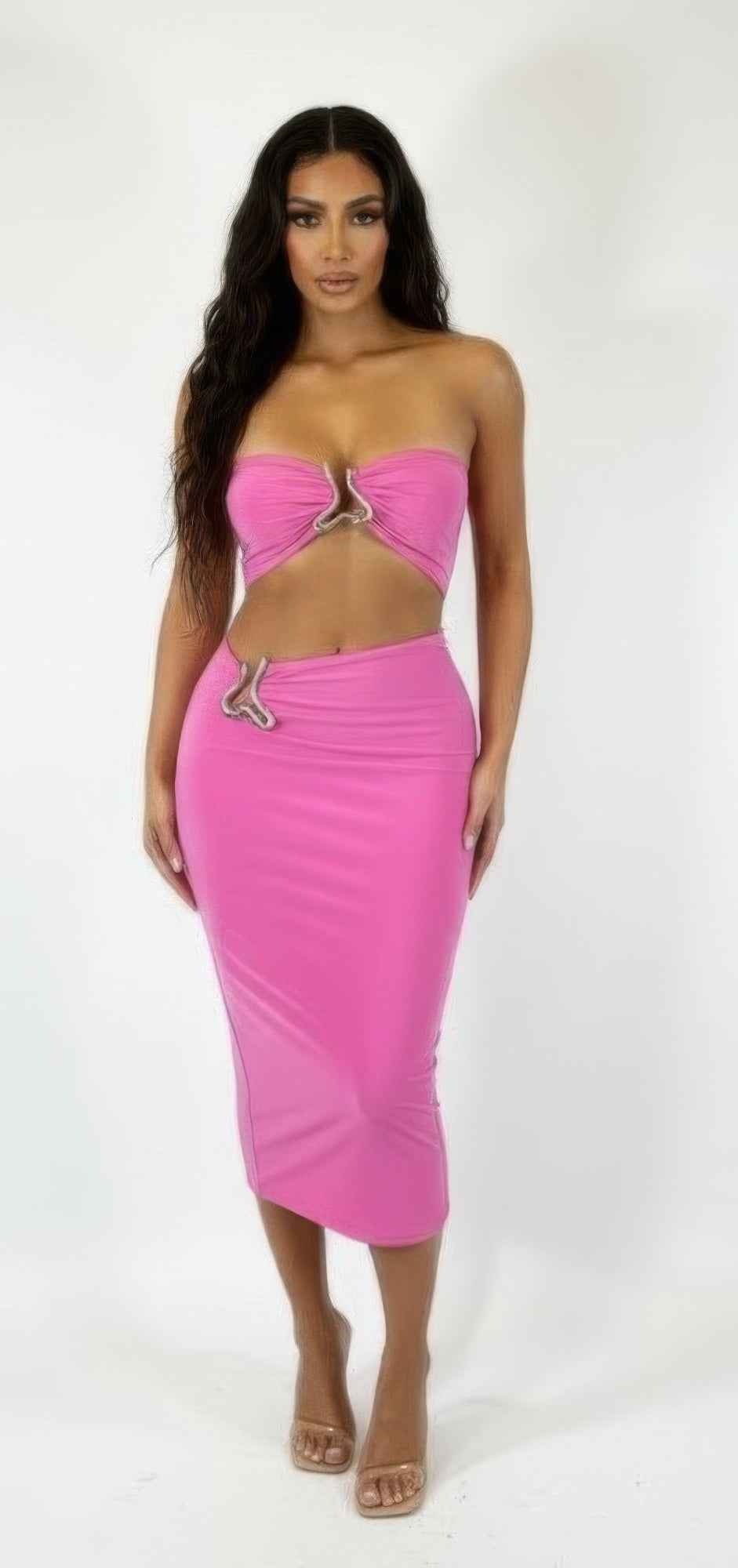 A Sharp Triangular Cutout Midi