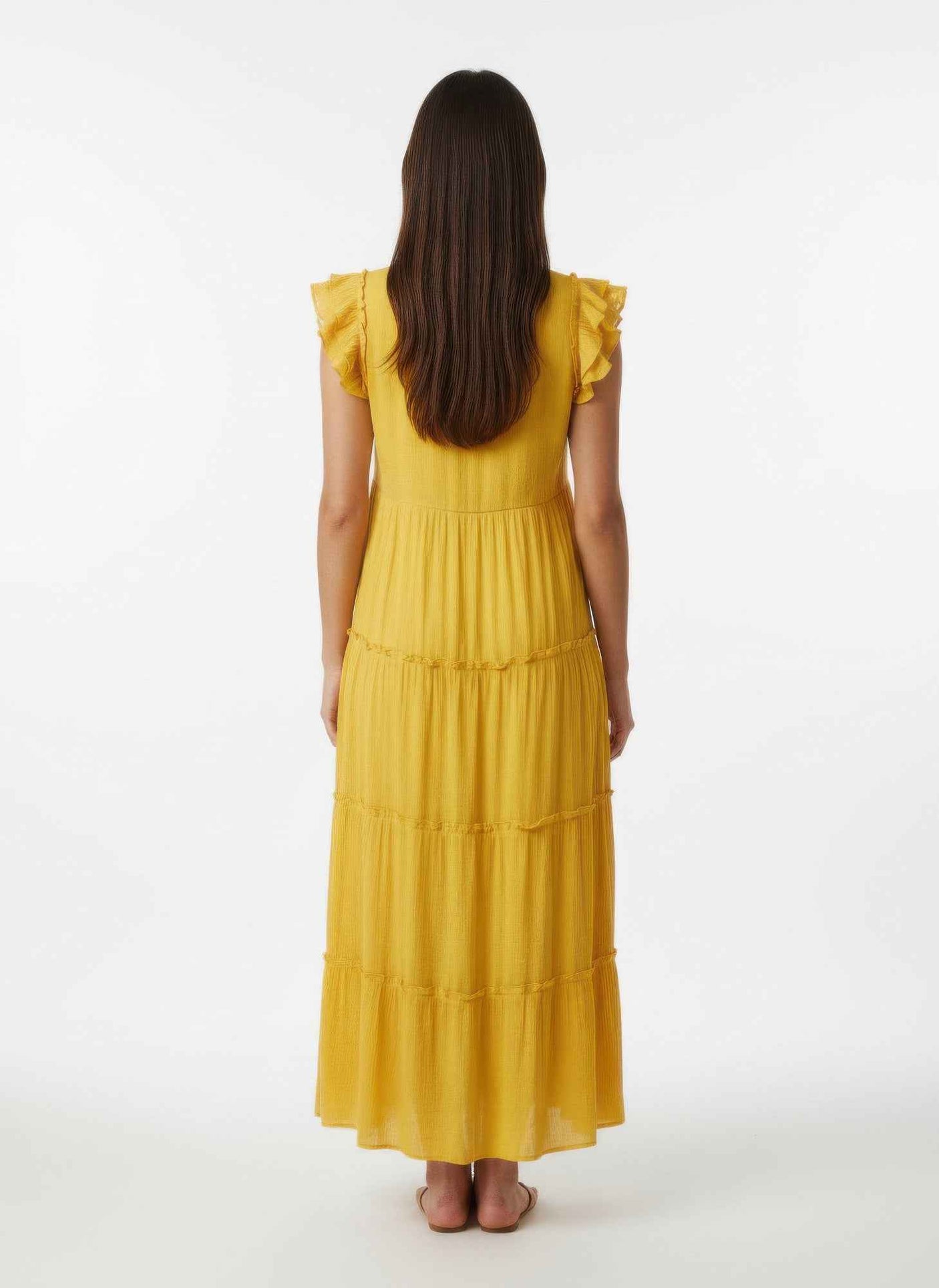 Mlle Gabrielle Solid Cap Sleeve Dress