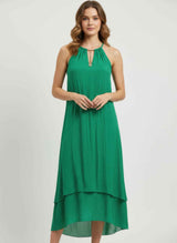 Mlle Gabrielle Solid Sleeveless Dress