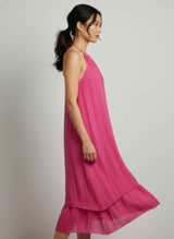 Mlle Gabrielle Solid Sleeveless Dress