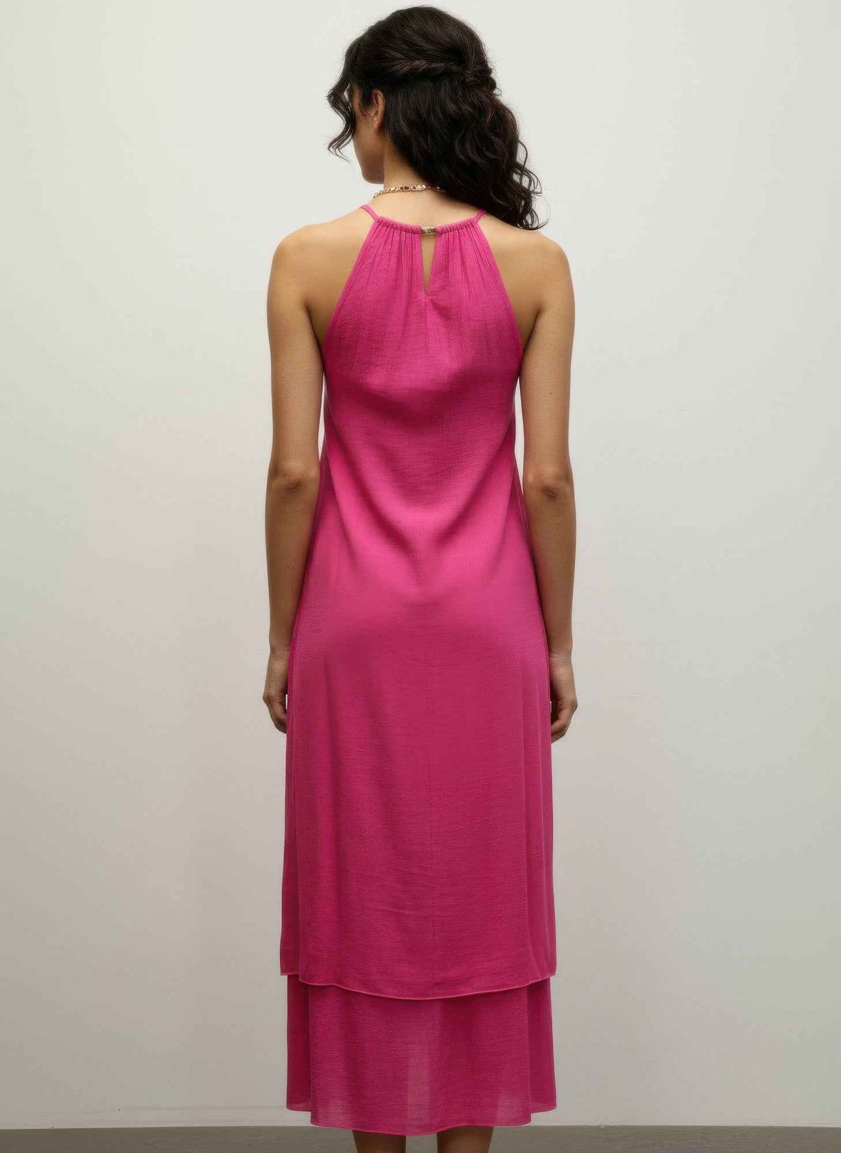 Mlle Gabrielle Solid Sleeveless Dress