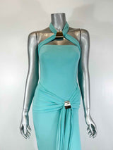 Halter-style Bodycon Midi Dress