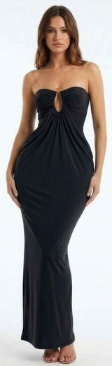 Glamour With Modern Construction Maxi Dress