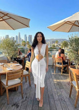 Body-con Midi Dress In A Vibrant