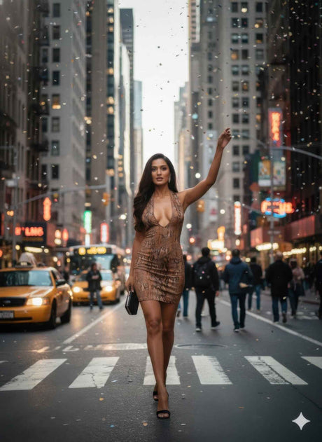 Mini Snake Dress