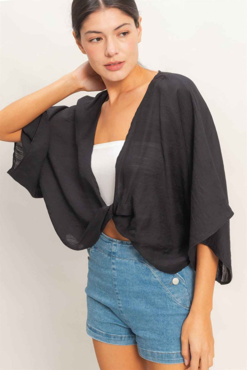Oversized Twist Knot Top