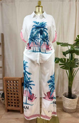 San Juan Palms Two-piece Set