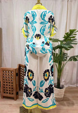 Lime Bloom Two-piece Set