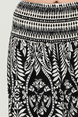 Smocked Waist Floral Pants