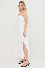 Boned Tie-back Dress