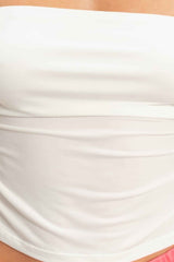 Ruched Bandeau Top