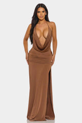Eclipse Drape Maxi Gown