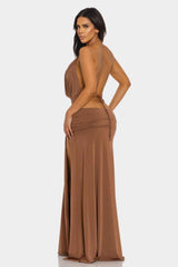 Eclipse Drape Maxi Gown