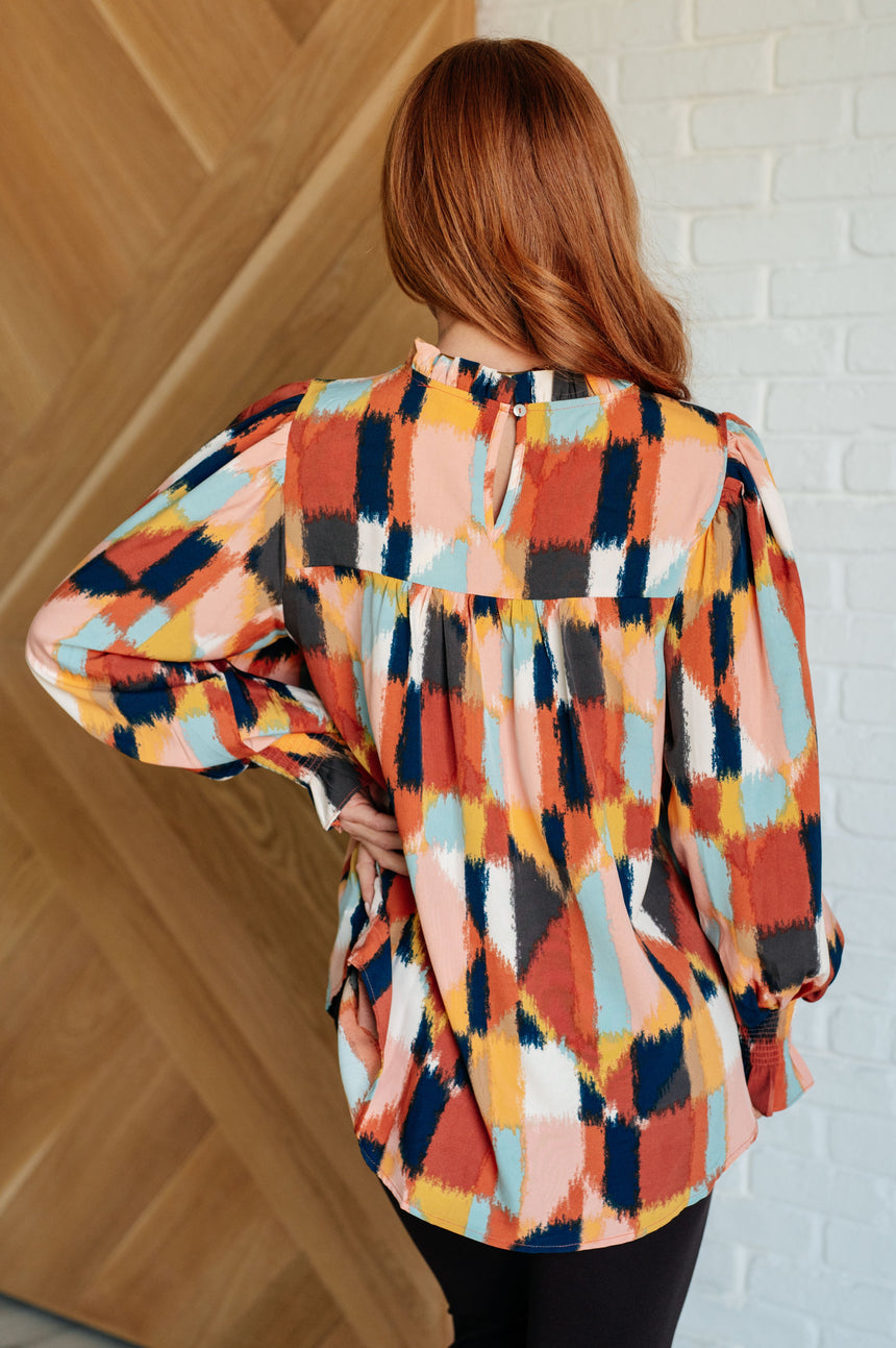 Blusa con estampado mod, llámalo como es