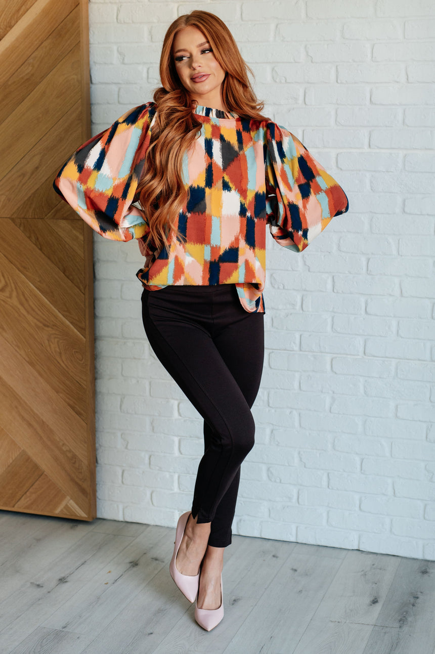 Blusa con estampado mod, llámalo como es