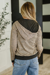 Chaqueta con cremallera y ribete en contraste Call of the Wild