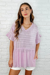 Blusa con cuello en V "No encuentro las palabras"