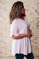 Blusa con cuello en V "No encuentro las palabras"