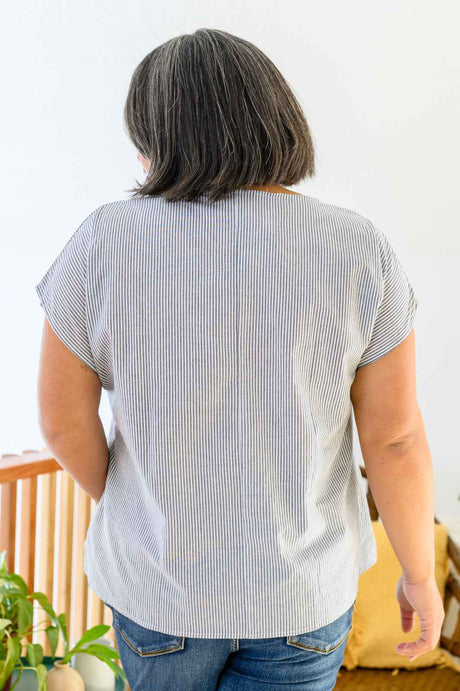 Canopy Of Crushes Striped Floral Top - Liarian Unlimited Boutique