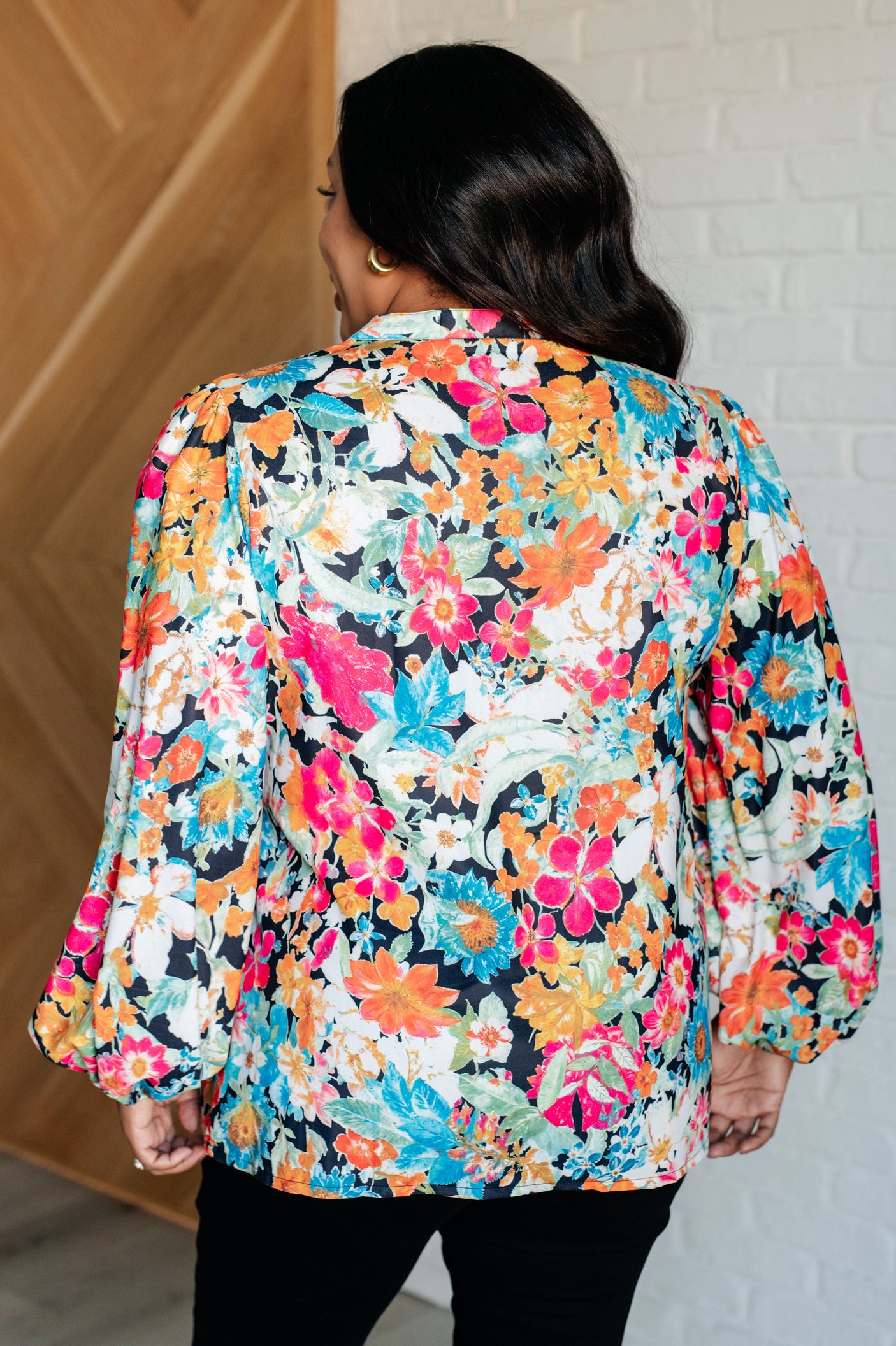 Blusa peplum floral Carry Me Away