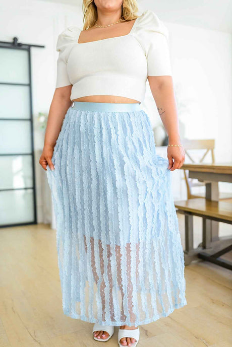 Cascading Ruffles A-Line Skirt - Liarian Unlimited Boutique