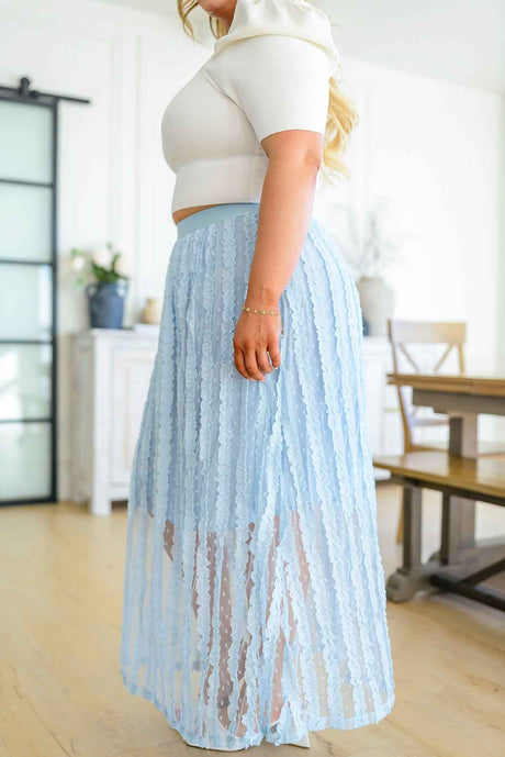 Cascading Ruffles A-Line Skirt - Liarian Unlimited Boutique