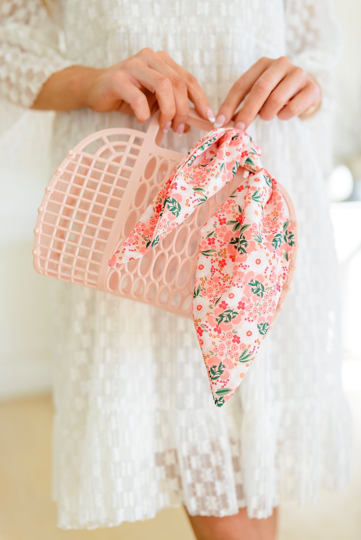 Bolso tote informal de gelatina 