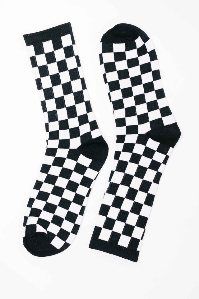 Check Yo'Self Quarter Socks