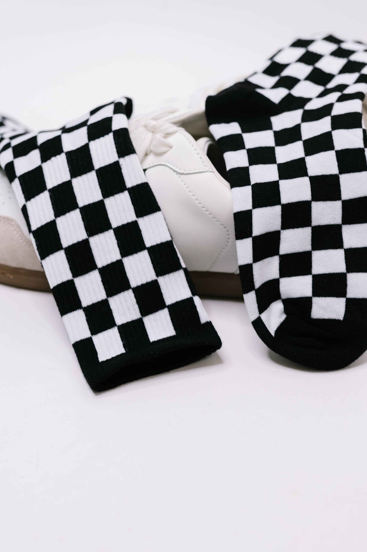 Check Yo'Self Quarter Socks