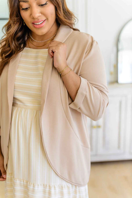 Cherish it All Shawl Collar Jacket - Liarian Unlimited Boutique