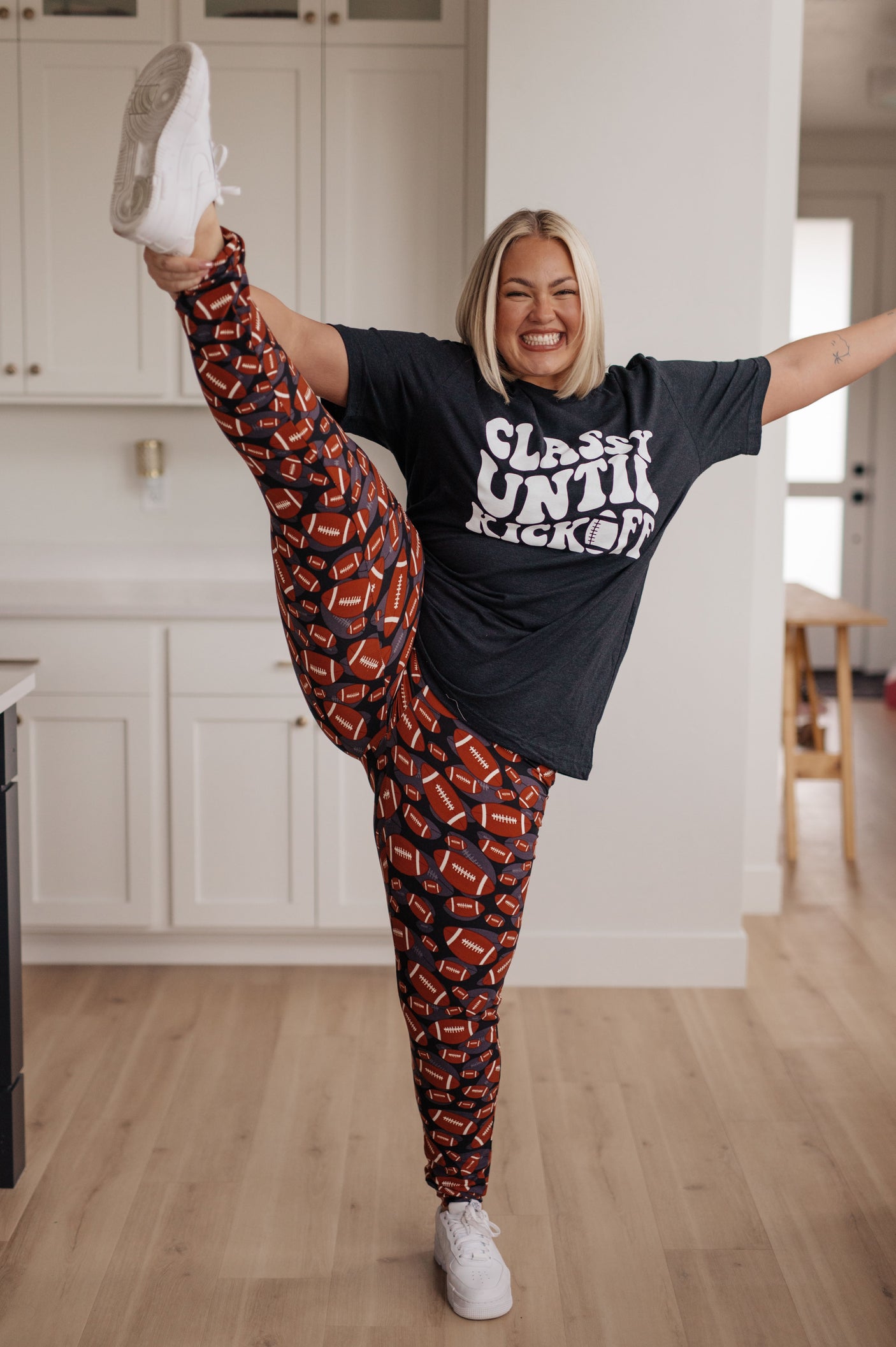 Classy Until Kickoff Tee - Liarian Unlimited Boutique