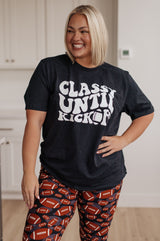 Classy Until Kickoff Tee - Liarian Unlimited Boutique