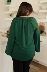 Blusa con cuello en V Climb On