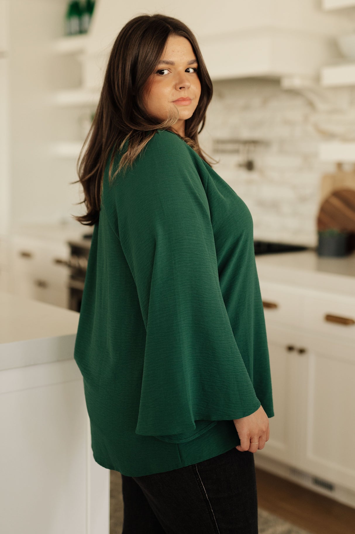 Blusa con cuello en V Climb On